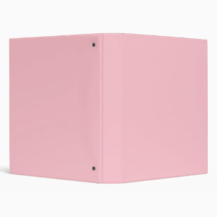 Bubblegum Pink Solid Colour Binder