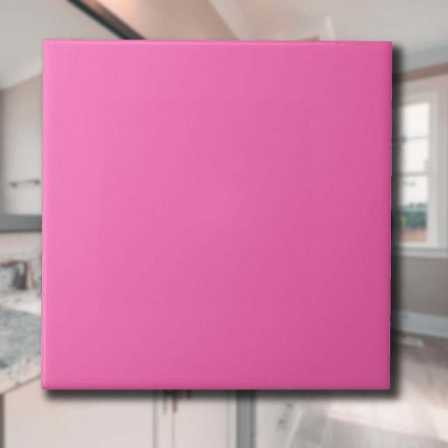 Bubblegum Rose Solid Colour | Classic Elegant Tile (Creator Uploaded)