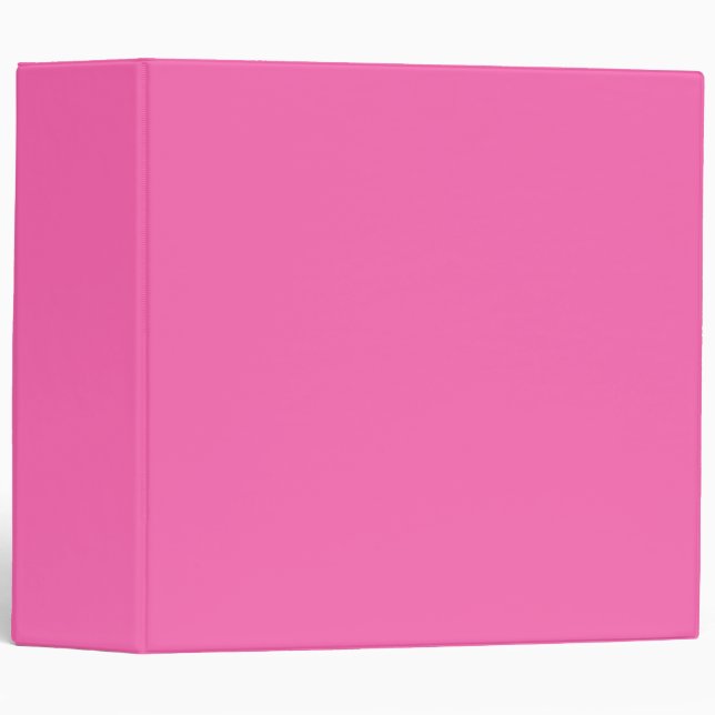 Bubblegum Rose Solid Colour | Trendy Colour  Binder (Front/Spine)