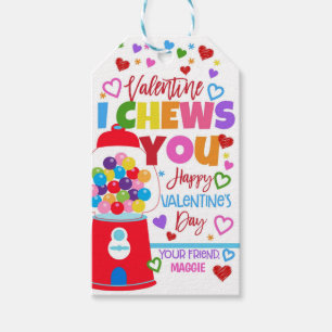 Bubblegum Valentine Favour Tag