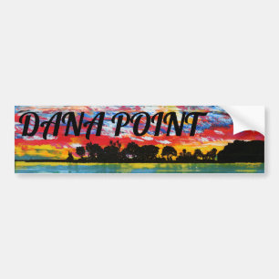 Bubblepacific bumper stickers, Dana point harbour Sticker