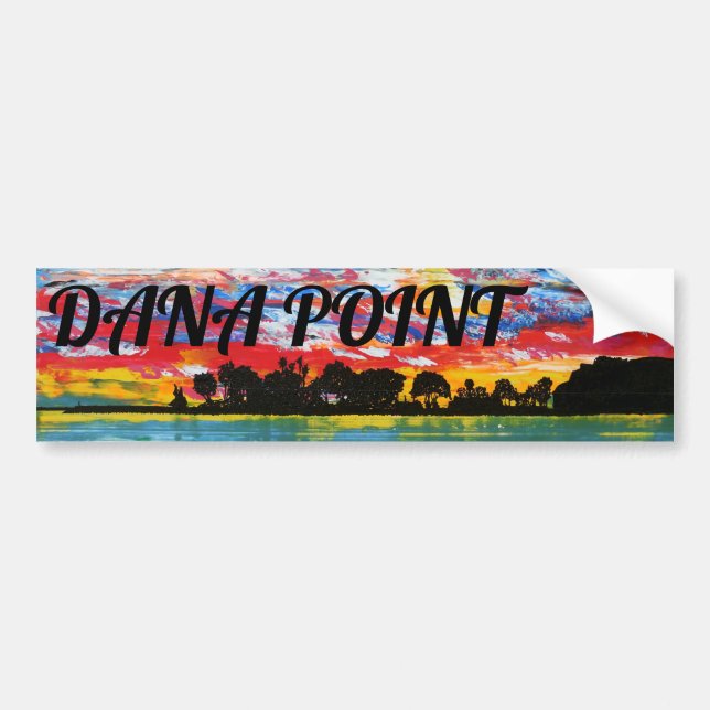 Bubblepacific bumper stickers, Dana point harbour Sticker (Front)