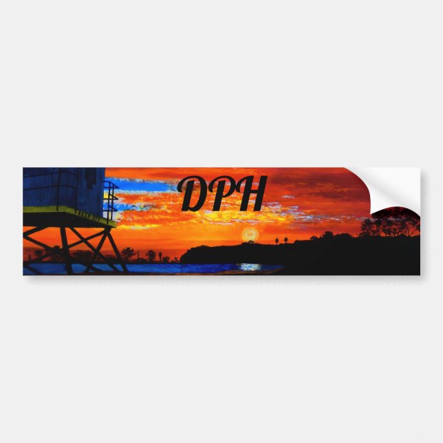 Bubblepacific bumper stickers, harbour Dana point Bumper Sticker (Front)