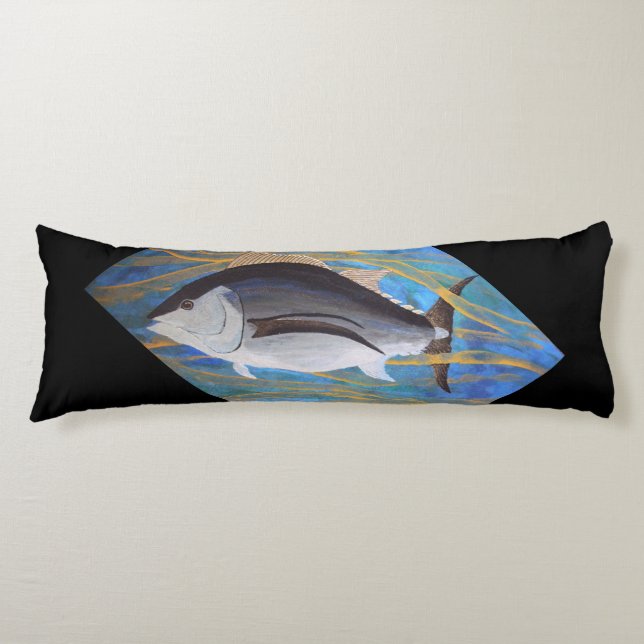 Bubblepacific pillows, Albacore Body Pillow (Front)