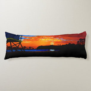 Bubblepacific pillows, Dana point lifeguard tower Body Pillow