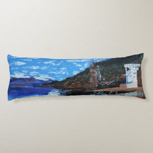 Bubblepacific pillows, same painting on both sides body pillow