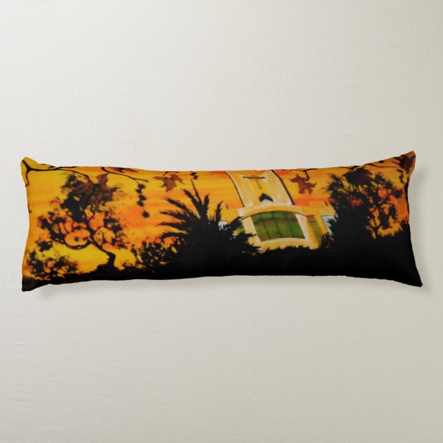 Bubblepacific pillows, st Andrews overlooking Dana Body Pillow (Back)