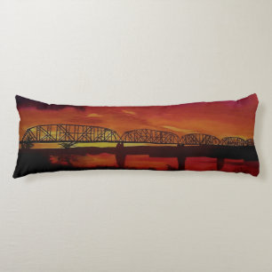 Bubblepacific pillows, train bridge parker Arizona Body Pillow