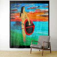 Bubblepacific wall tapestry ,summertime