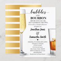Bubbles and Bourbon before I do Couples Shower