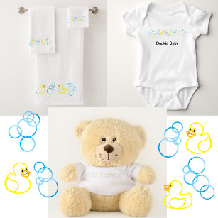Bubbles and Ducks Baby T-Shirt Baby Bodysuit