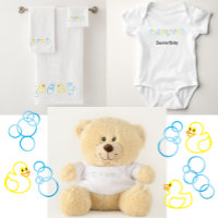 Bubbles and Ducks Baby T-Shirt
