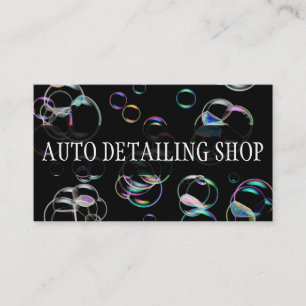 BUBBLES AUTO DÉTAILS AUTO REPAIR CARTE DE VISITE