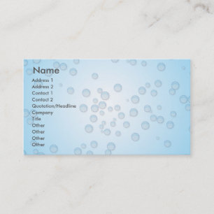 Bubbles - Business Card