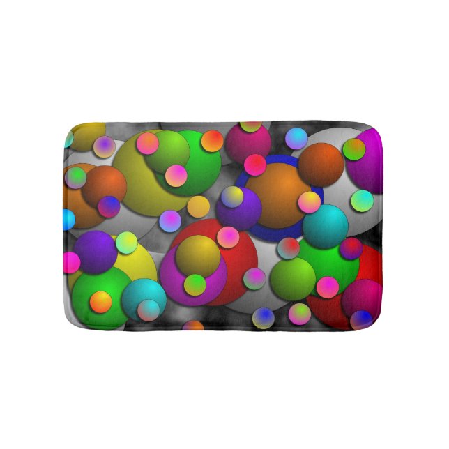 Bubbles by Kenneth Yoncich Bath Mat (Front)