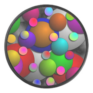 Bubbles by Kenneth Yoncich Hockey Puck