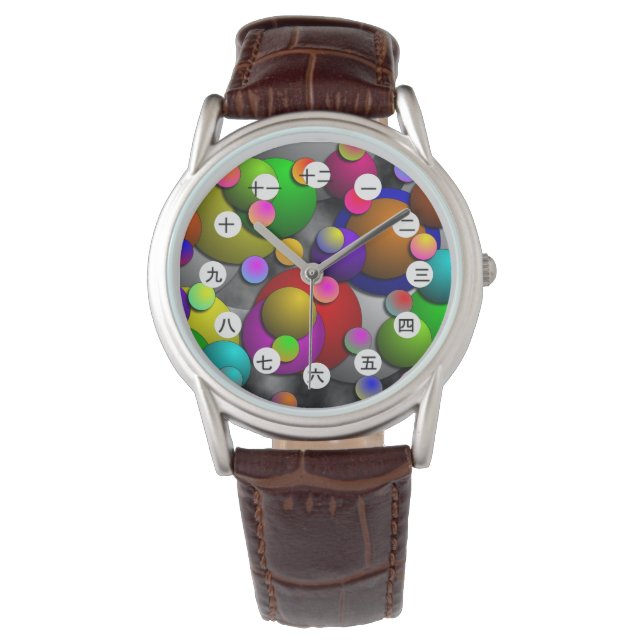 Bubbles (CHN/JP Face) by Kenneth Yoncich Watch (Front)