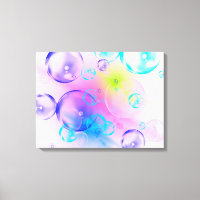 BUBBLES - Colourful Abstract Image of Fractal Art 