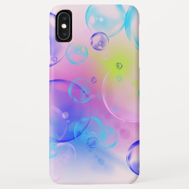 BUBBLES - Colourful Abstract Image of Fractal Art  Case-Mate iPhone Case (Back)