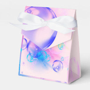BUBBLES - Colourful Abstract Image of Fractal Art Favor Box