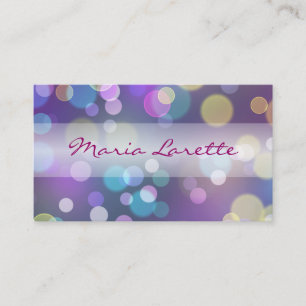 BUBBLES Designer Business Card