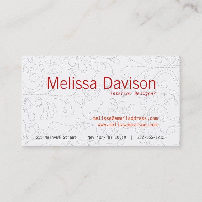 BUBBLES en Carte de visite gris (Devant)