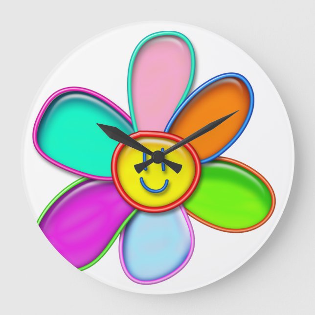 BUBBLES FANTASY - LARGE CLOCK (Front)