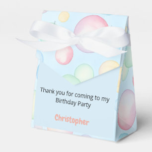 Bubbles & Fins Children's Birthday Favor Box