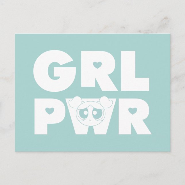 Bubbles: Girl Power Invitation Postcard (Front)