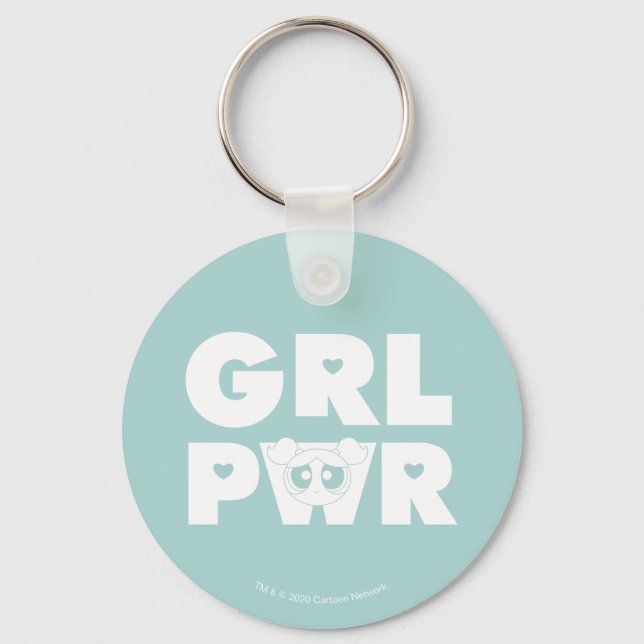 Bubbles: Girl Power Keychain (Front)