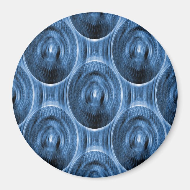 Bubbles in Bleu...... Magnet (Front)