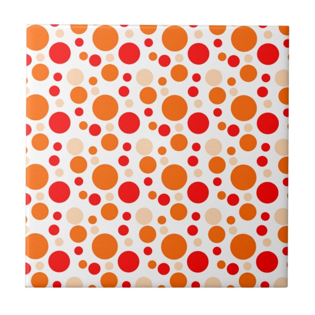 Bubbles in Orange Tile (Front)