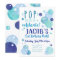 Bubbles Invitation Bubble Birthday Party Blue Boy