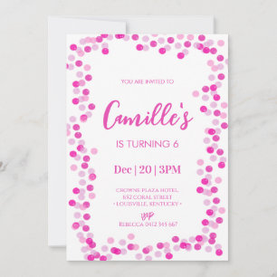 Bubbles Invitation fête d'anniversaire