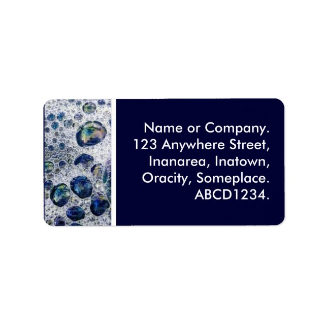 Bubbles Label (Front)