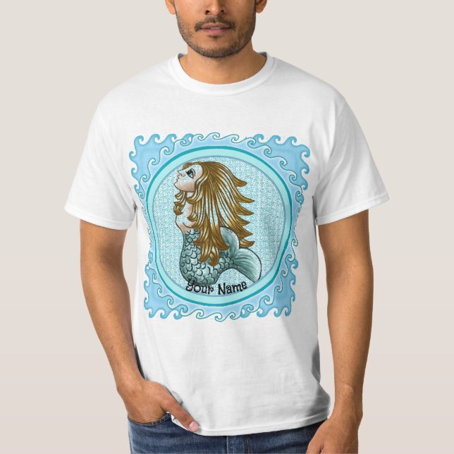 Bubbles   Mystic Mermaid  T-Shirt (Front)
