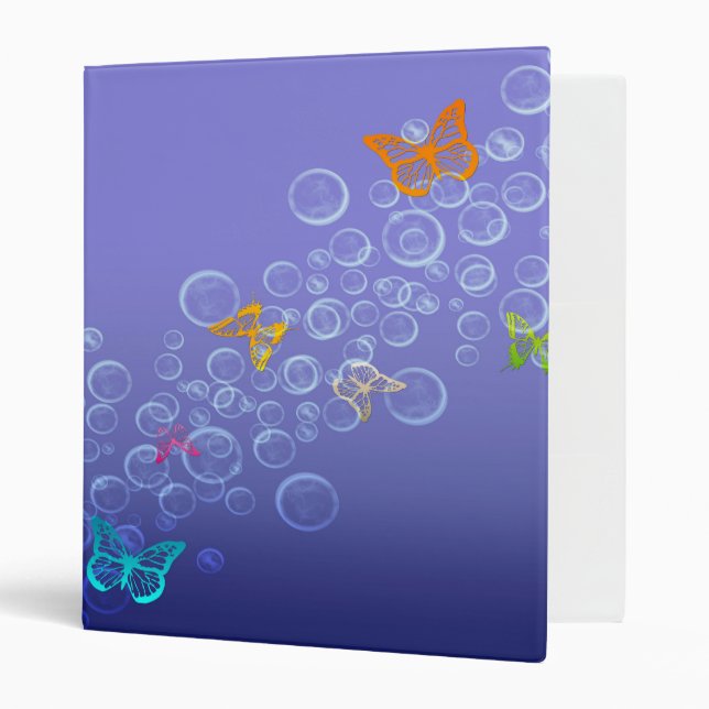 Bubbles n Butterflies Binder (Front/Inside)