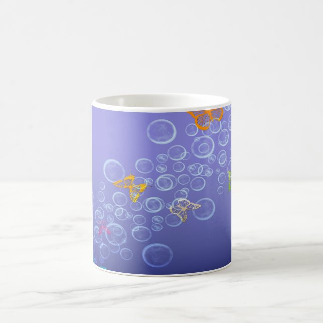 Bubbles n Butterflies Coffee Mug (Center)