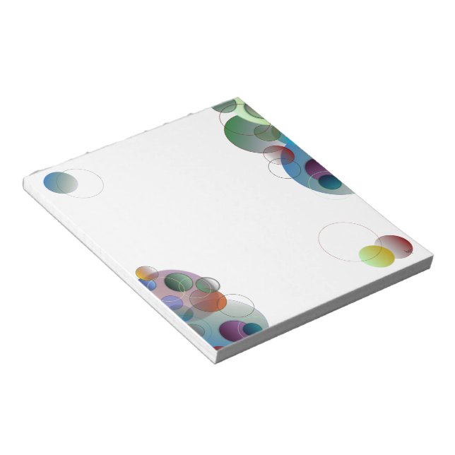 Bubbles Notepad (Angled)
