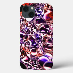 Bubbles of coloured glass or precious stones? iPhone 13 case