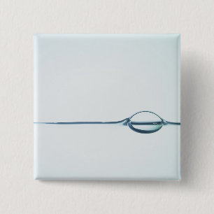 Bubbles on Water Surface 2 Inch Square Button