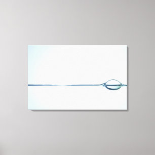 Bubbles on Water Surface Canvas Print