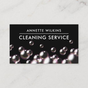 Bubbles pattern  business card