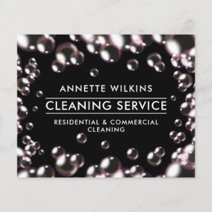 Bubbles pattern  flyer