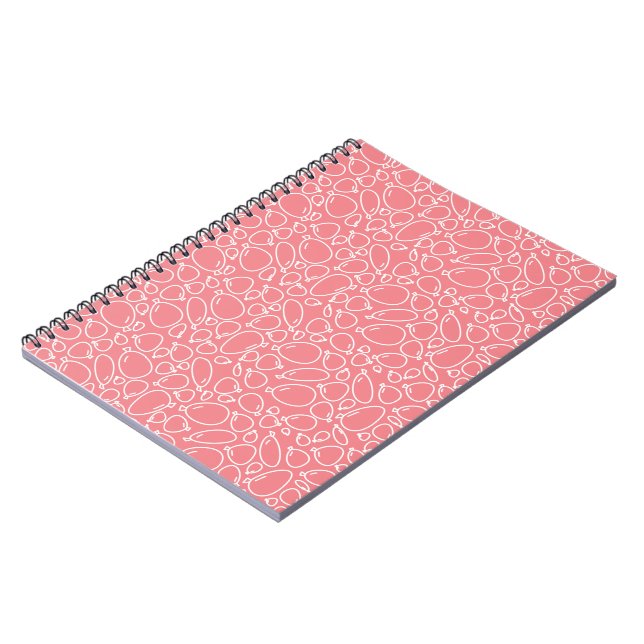bubbles pattern   notebook (Left Side)