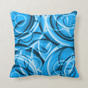 Bubbles Throw Pillow