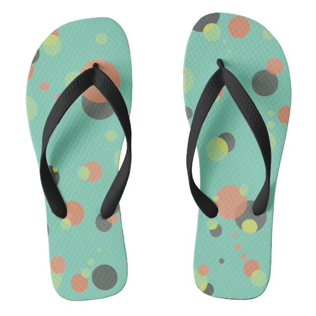 BUBBLES Universe any Colour Flip Flops (Footbed)