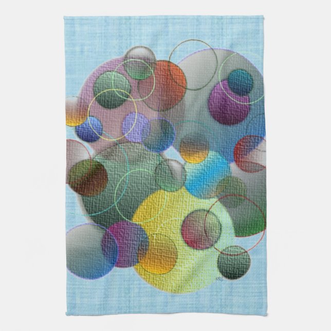 Bubbley Textured Kitchen Towel (Vertical)