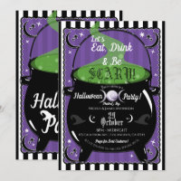 Bubbling Cauldron Whimsical Witch Halloween Party