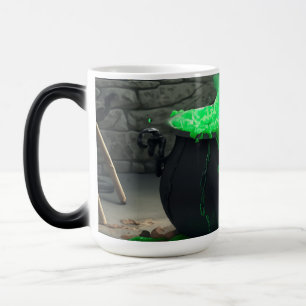 Bubbling Witch's Cauldron Halloween Magic Mug